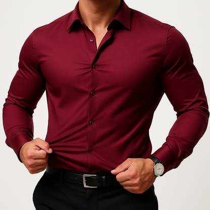 MEN'S STRETCH FORMAL SHIRT